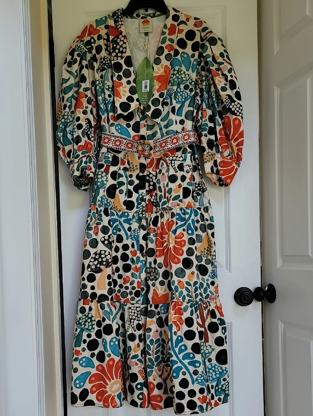 Farm Rio Mushroom Forest Canvas Dress - Picture 5 of 16